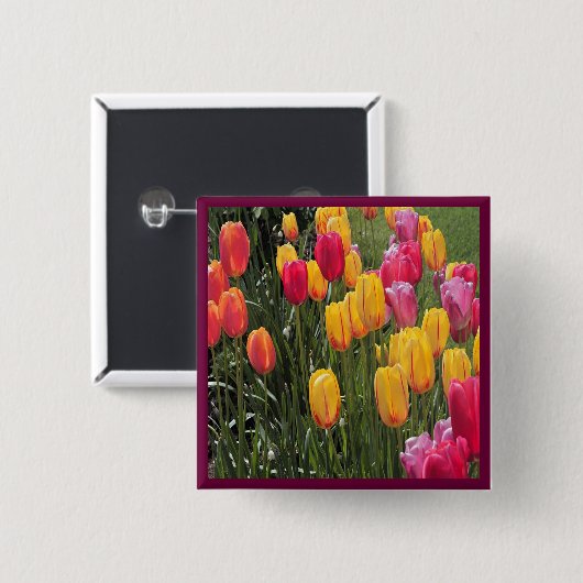 Schaltfläche Blume Button (Vorne & Hinten)