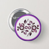 Schaltfläche Blume Button (Vorne & Hinten)