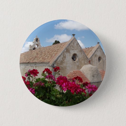 Schaltfläche Blume der Kirche Button (Vorderseite)
