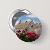 Schaltfläche Blume der Kirche Button (Vorne & Hinten)