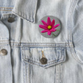 Schaltfläche Blume Rosa Button (Beispiel)