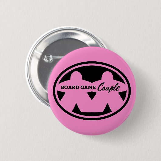 Schaltfläche "Board Game Couture Black Frame" Button (Vorne & Hinten)