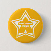 Schaltfläche "Board Game Player White Frame" Button (Vorderseite)