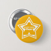 Schaltfläche "Board Game Player White Frame" Button (Vorne & Hinten)