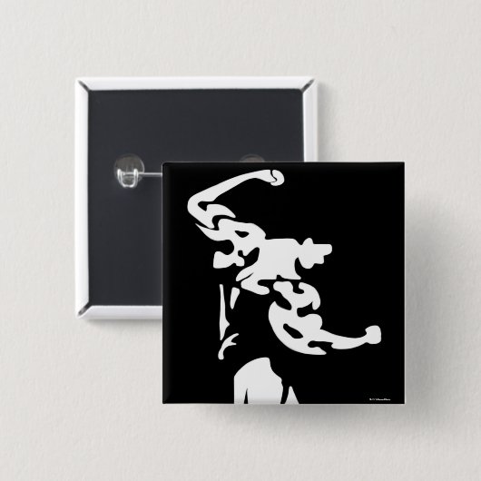 Schaltfläche Bodybuilding Button (Vorne & Hinten)