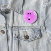 Schaltfläche "Bowling Ball" (Rosa) Button (Beispiel)