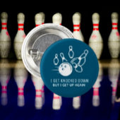 Schaltfläche "Bowling Spirit" - Ich werde abgestür Button
