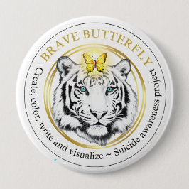 Schaltfläche "Brave Butterfly Project Suicide Awar Button