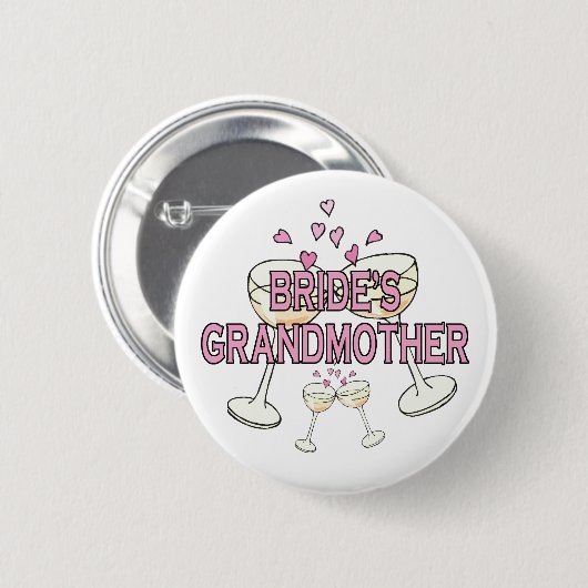 Schaltfläche: Bride's Großmutter Button (Vorne & Hinten)
