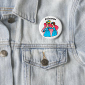 Schaltfläche: Bridesmaid (blau) Button (Beispiel)
