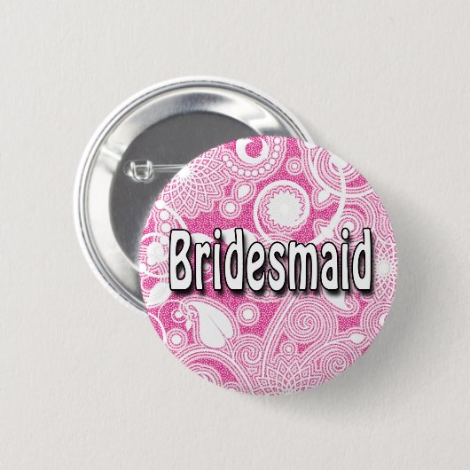 Schaltfläche: Bridesmaid Button (Vorne & Hinten)