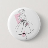 Schaltfläche "Bridge Pink" Button (Vorderseite)