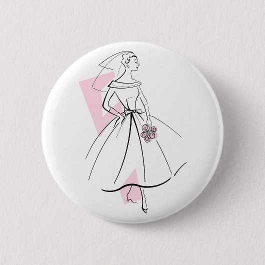 Schaltfläche "Bridge Pink" Button (Vorderseite)