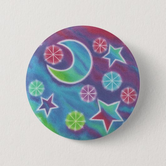 Schaltfläche "Bright Night" rund Button (Vorderseite)