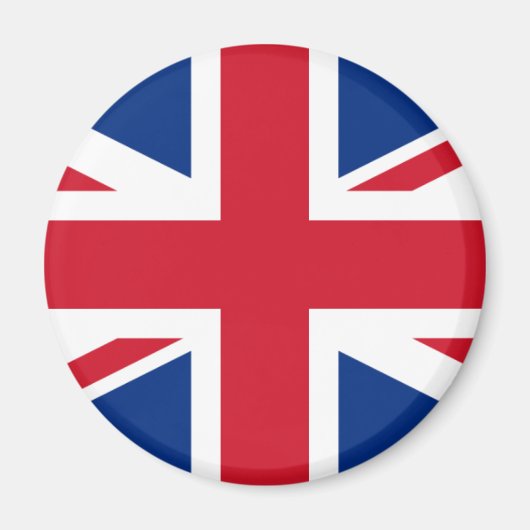 Schaltfläche Britische Flagge Magnet (Vorne)