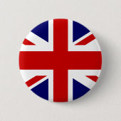 Schaltfläche "Britische Flagge" | Union Jack Desig Button (Vorderseite)