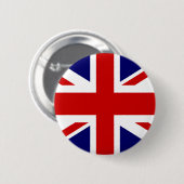 Schaltfläche "Britische Flagge" | Union Jack Desig Button (Vorne & Hinten)