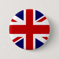 Schaltfläche "Britische Flagge" | Union Jack Desig