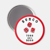 Schaltfläche "Bunco Gift Prift" Magnet (Vorderseite/Rückseite)