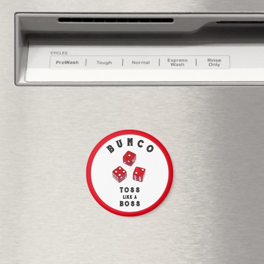 Schaltfläche "Bunco Gift Prift" Magnet (In Situ (Geschirrspüler))