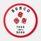 Schaltfläche "Bunco Gift Prift" Magnet (Vorne)