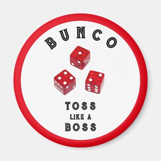 Schaltfläche "Bunco Gift Prift" Magnet (Vorne)