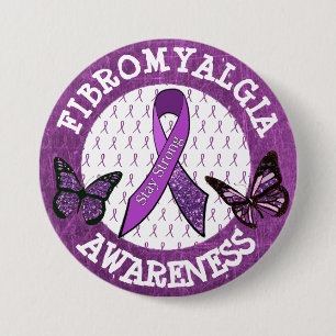 Schaltfläche "Butterfly Fibromyalgie-Warnmeldung" Button
