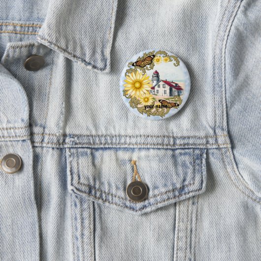 Schaltfläche "Butterfly Lighthouse"-Button Button (Beispiel)