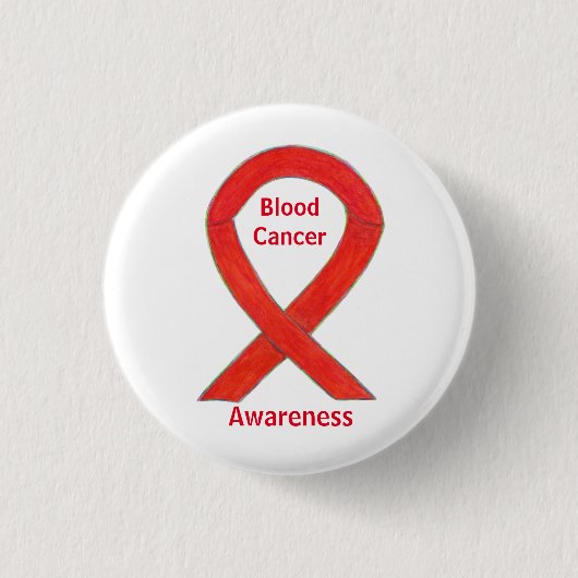 Schaltfläche Button des Blood Cancer Stripes Aware (Vorderseite)