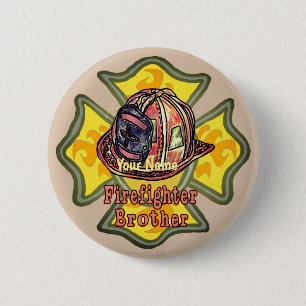 Schaltfläche Button des Feuerwehrbruders