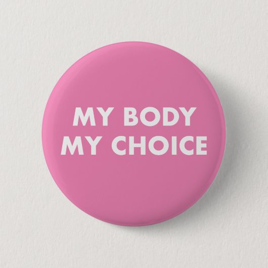 Schaltfläche "Button für mein Body My Choice-Abzei Button (Vorderseite)