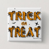 Schaltfläche/Button für Trick oder Bearbeitung Button (Vorderseite)