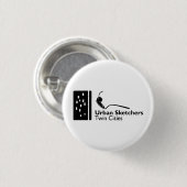 Schaltfläche/ Button "Städtische Sketcher - zwei S (Vorne & Hinten)