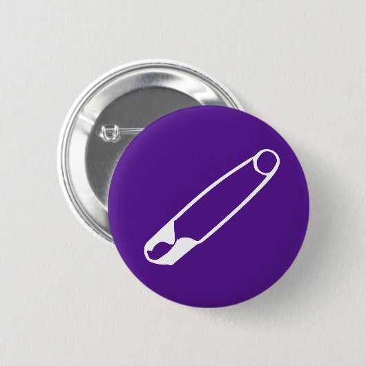 Schaltfläche "Button" - weiß auf Lila Button (Vorne & Hinten)