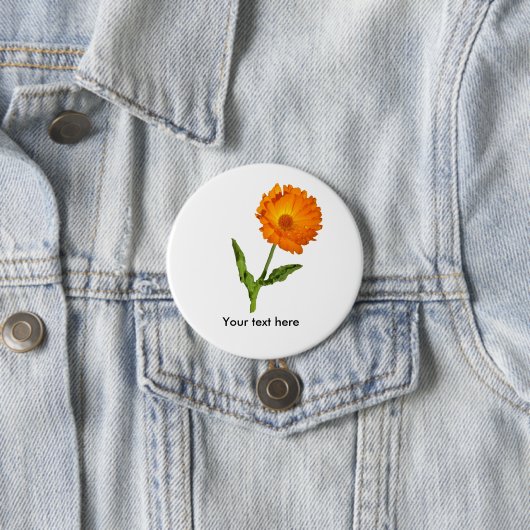 Schaltfläche - Calendula mit Text Button (Beispiel)