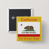 Schaltfläche "Californian Flag" Button (Vorne & Hinten)