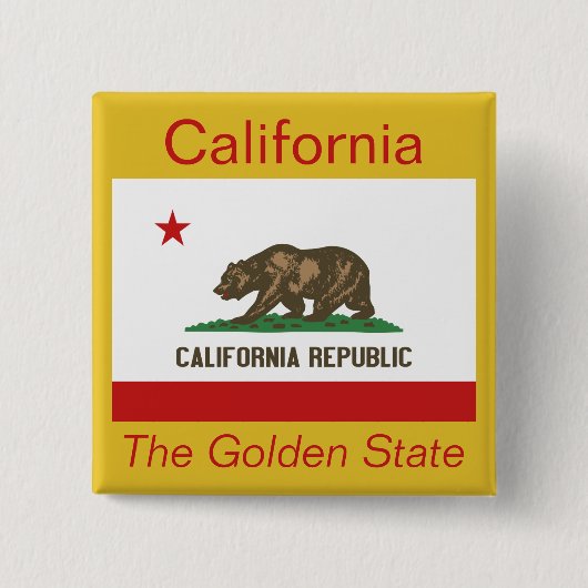 Schaltfläche "Californian Flag" Button (Vorderseite)