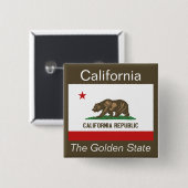 Schaltfläche "Californian Flag" Button (Vorne & Hinten)