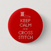 Schaltfläche "Calm Cross Stitch behalten" Button (Vorderseite)