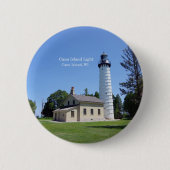 Schaltfläche "Cana Island Light" Button (Vorderseite)