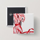 Schaltfläche "Candy Canes" Button (Vorne & Hinten)