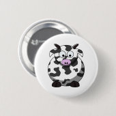 Schaltfläche Cartoon Cow Button (Vorne & Hinten)