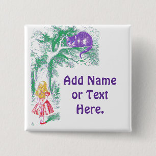 Schaltfläche: "Cheshire Cat" von "Alice im Wunderl Button