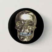 Schaltfläche Chrome Skull Button (Vorderseite)