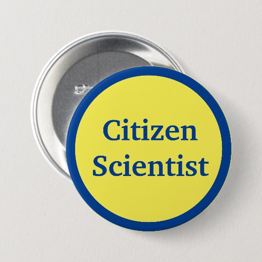 Schaltfläche "Citizen Scientist" Button (Vorne & Hinten)