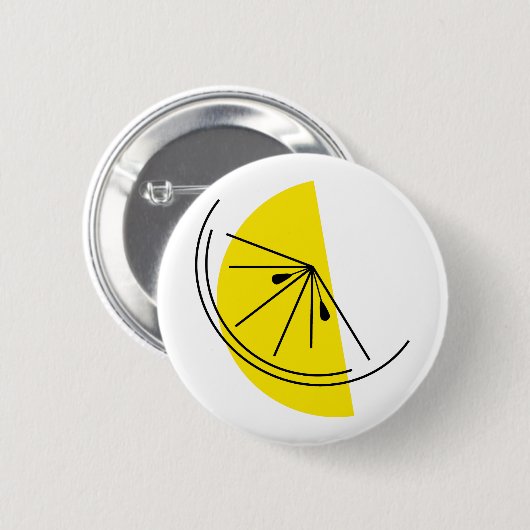 Schaltfläche Citrus Lemon Button (Vorne & Hinten)