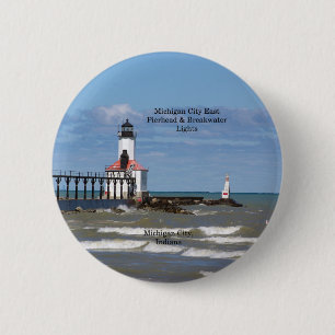 Schaltfläche "City East Pier & Bkw Lights" in Mich Button