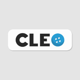 Schaltfläche Clemieren Namensschild