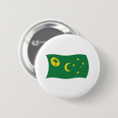 Schaltfläche "Cocos Islands" Button (Vorne & Hinten)