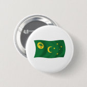 Schaltfläche "Cocos Islands" Button (Vorne & Hinten)
